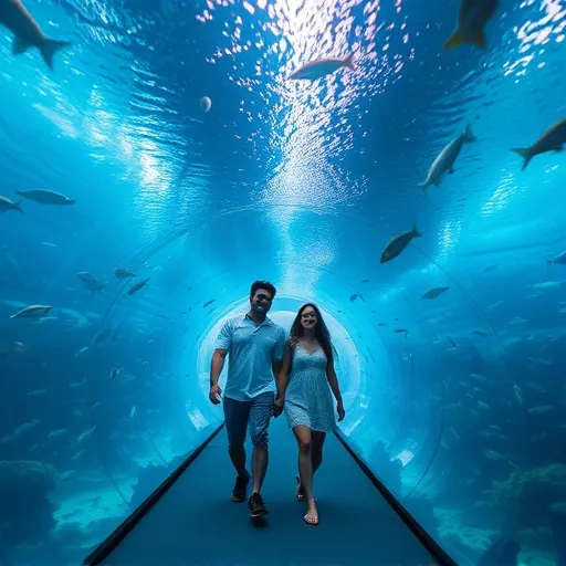 아쿠아리움 너머, 잠실 롯데월드몰 완전 정복: 식사부터 연계 코스까지