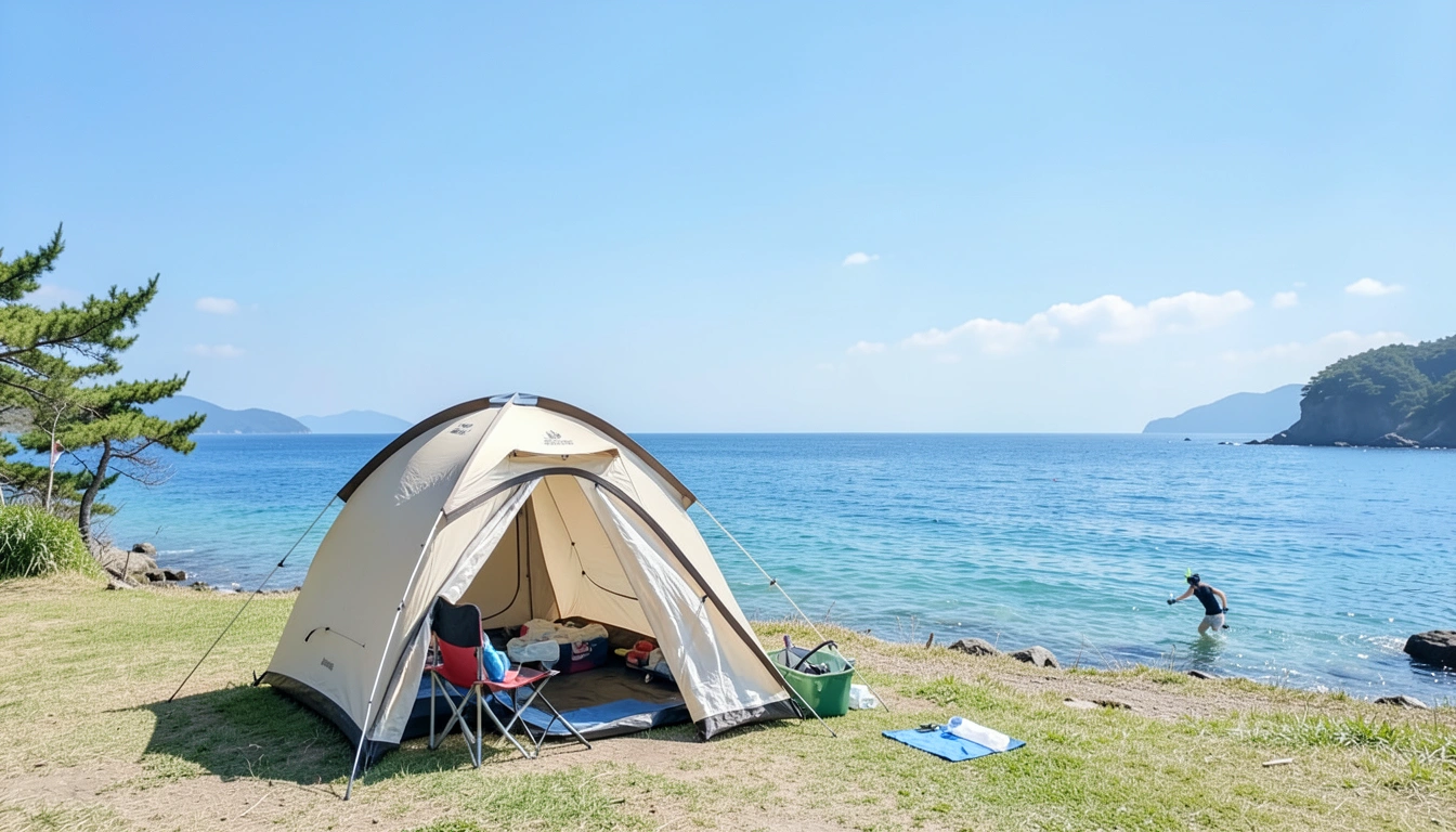 자작도 캠핑장 사이트별 찐 경험담: 명당인가, 함정인가?
