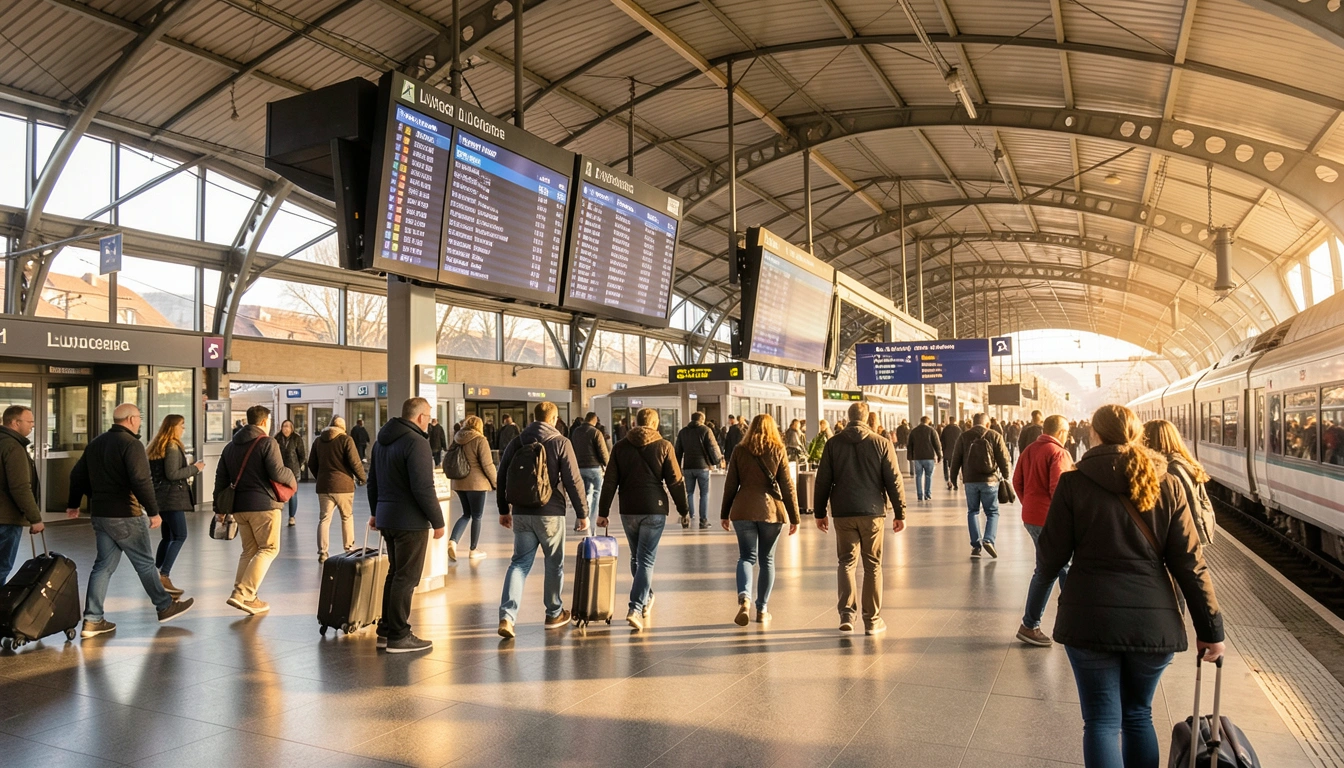 루체른역 100% 활용하기: 짐 보관부터 스마트 티켓까지